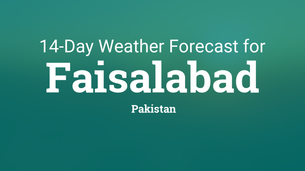 Unlocking Faisalabad's MSN Weather Forecast